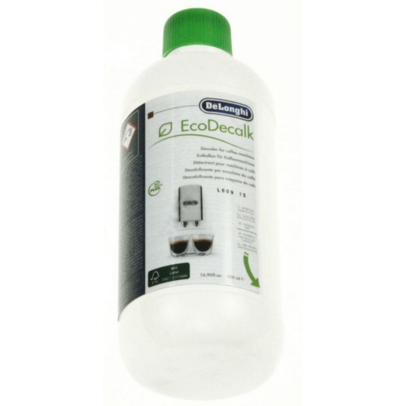 Ecodecalk - Bouteille 500 ml de détartrant pour machine à café Délonghi