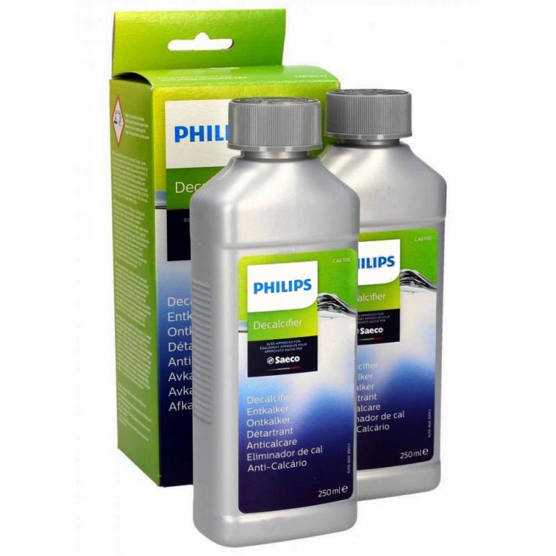 Lot de 2 Flacons de 250 ml Décalcifiant détartrant liquide Saeco Philips